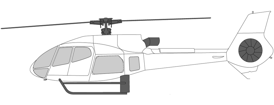 схема вертолета EC 130 B4
